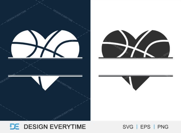 Basketball Vector SVG Design for Graphics and T-Shirt Designs