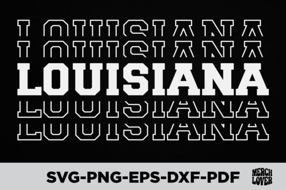 Patriotic USA State Louisiana T-Shirt Graphics