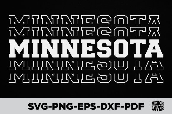 Patriotic USA State Minnesota T-Shirt Graphics