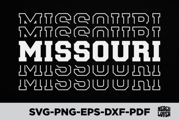 Patriotic USA State Missouri T-Shirt Graphics