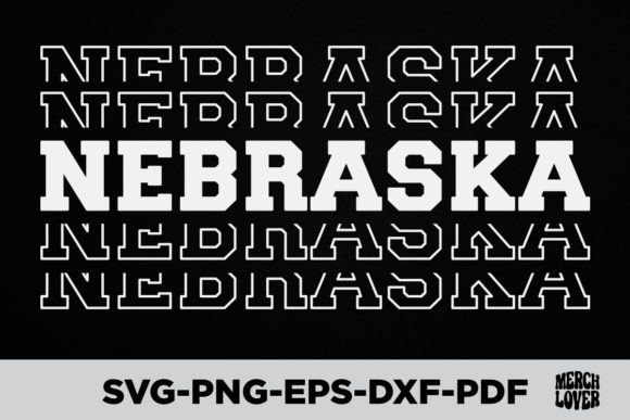 Patriotic USA State Nebraska T-Shirt Graphics