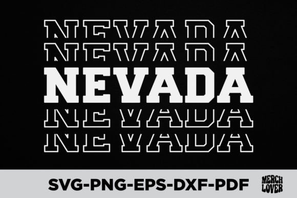 Patriotic USA State Nevada T-Shirt Graphics