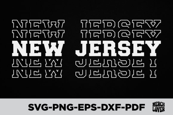 Patriotic USA State New Jersey T-Shirt Graphics