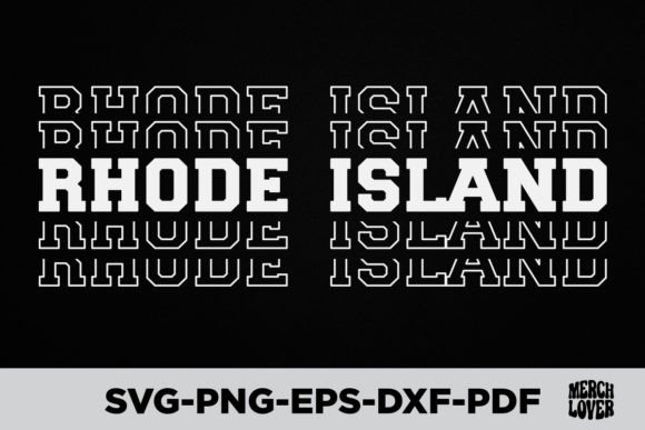 Patriotic USA State Rhode Island T-Shirt Graphics
