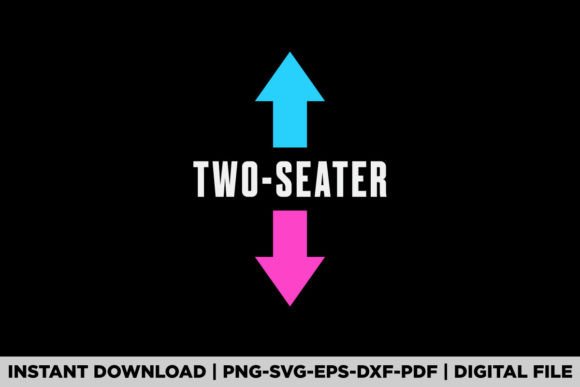 Two-Seater Funny Graphics for T-Shirt Designs